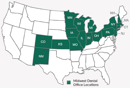Midwest Dental Office Locations